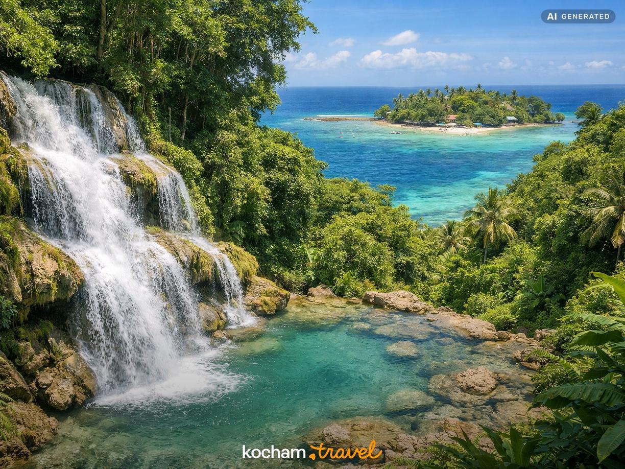 Dzień 2 – Wodospady Mele i Hideaway Island w Port Vila