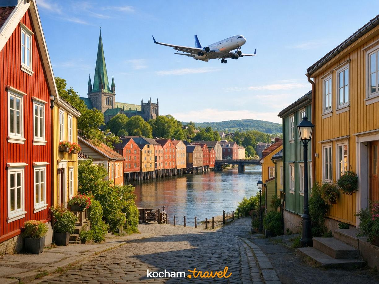Jak i kiedy szukać tanich biletów lotniczych do Trondheim? w Trondheim