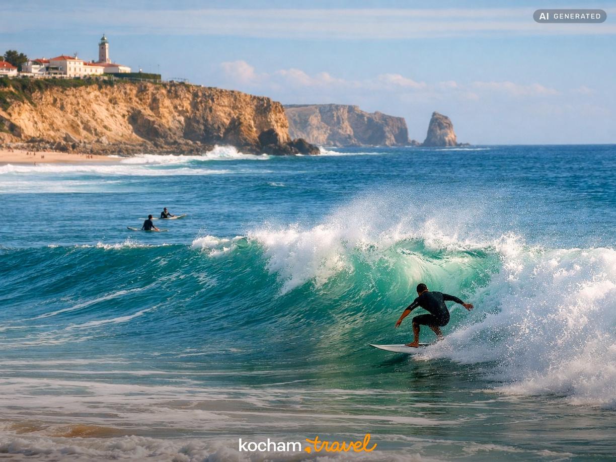 Surfing w Portugalii: Najlepsze miesiące dla miłośników fal w Portugalia