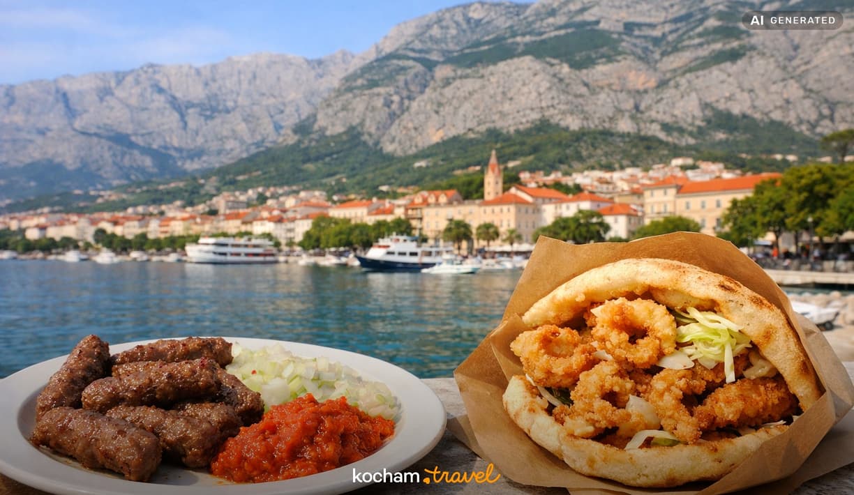 Ilustracja do tematu: Makarska: gdzie zjeść — lokalne klasyki i street food?