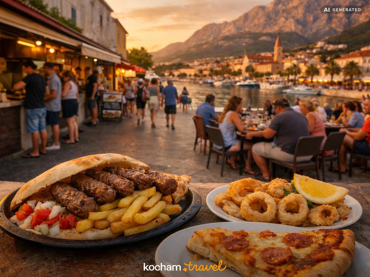 Ceny i budżet – ile kosztuje jedzenie w Makarskiej? w Makarska