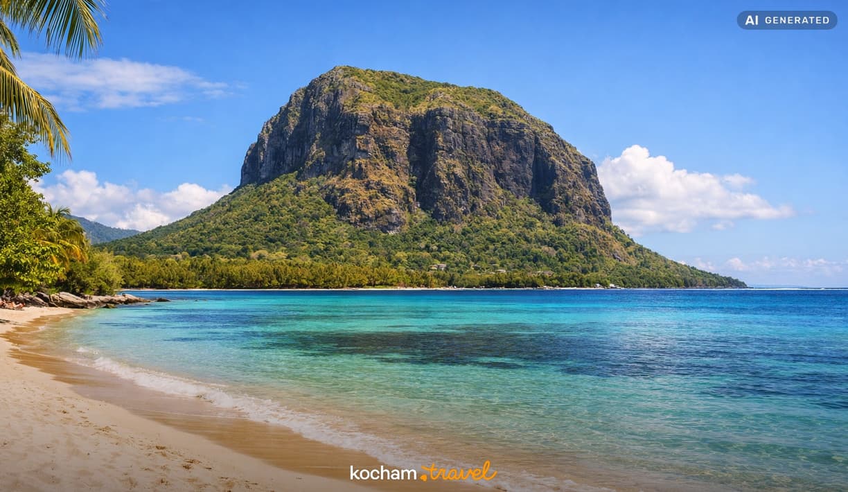 Ilustracja do tematu: Mauritius. Historia góry Le Morne Brabant i jej znaczenie na liście dziedzictwa UNESCO