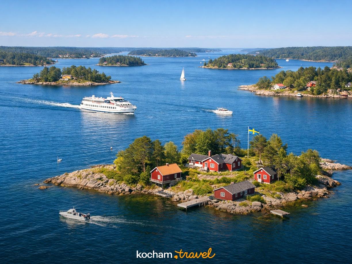 Dzień 2: Archipelag Sztokholmski – Ucieczka na Szwedzkie Wyspy w Uppsala