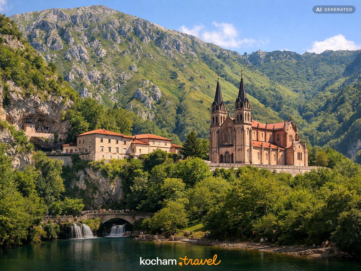 Klasztor Covadonga i ukryte skarby Hiszpanii w Europa