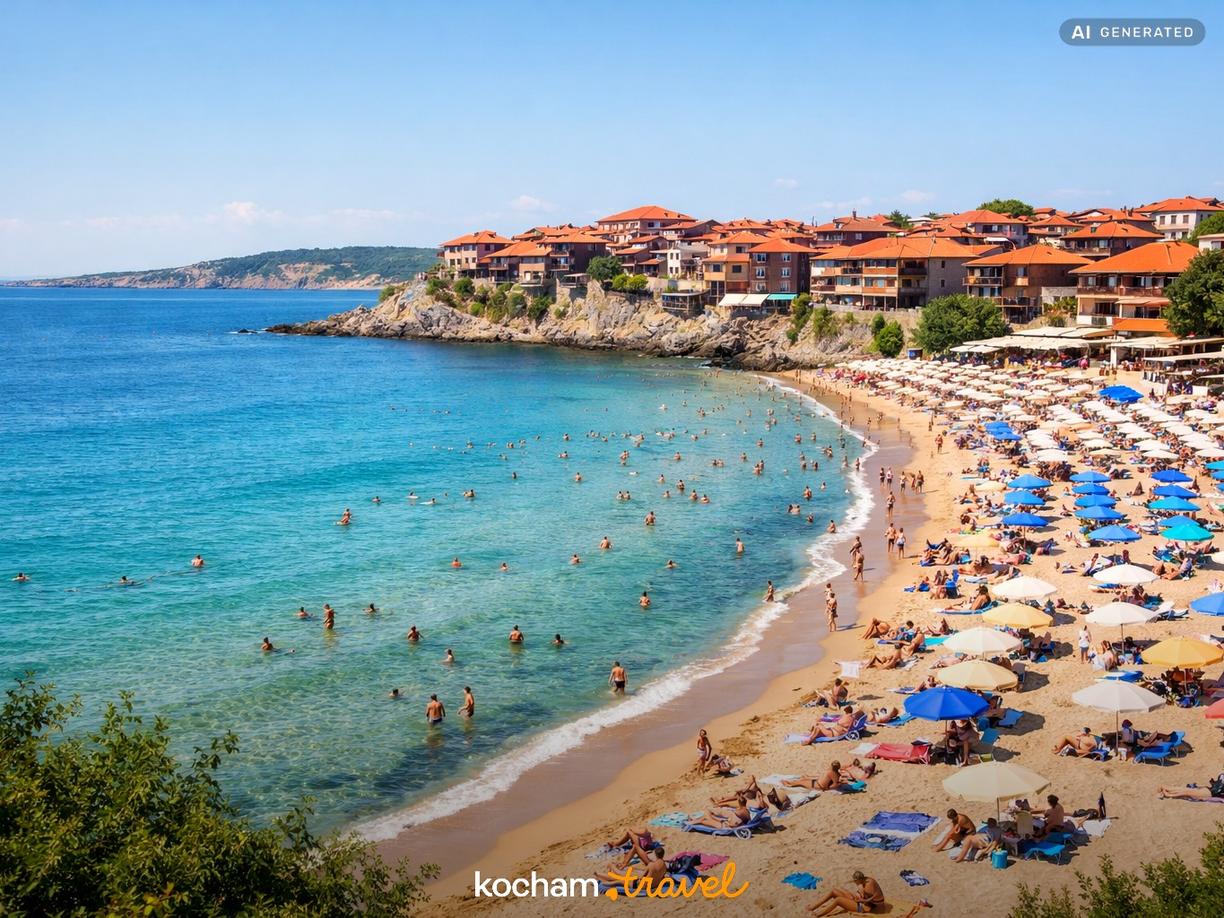 Plaże Sozopola z perspektywy obiektywu w Sozopol