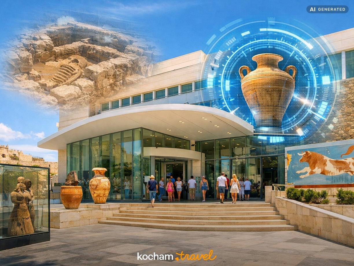 Spacer w Czasie: Muzea i Technologie w Heraklion