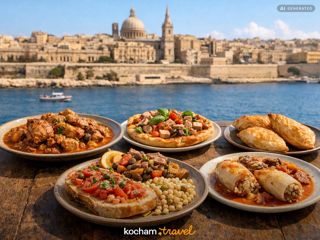 Lokalne smaki i kulinarna strona Malty w Valletta