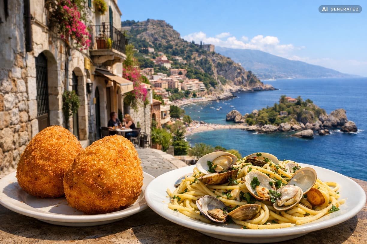 Odkryj najsmaczniejsze zakątki Sycylii! w Taormina