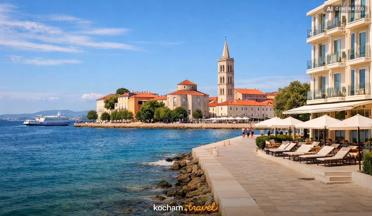 Ilustracja do tematu: Zadar: jak dojechać i gdzie spać — przejrzysty plan?
