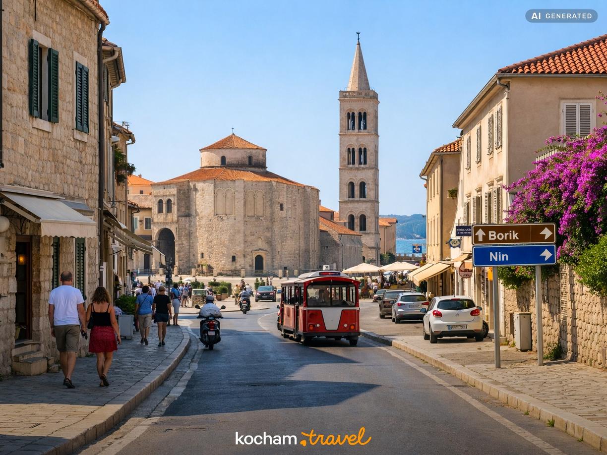 Poruszanie się po mieście i okolicach w Zadar