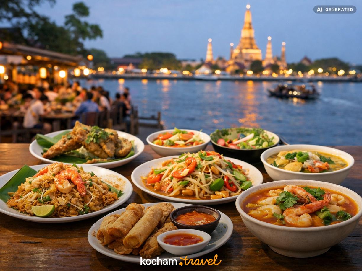 Kulinarna strona festiwalu i lokalne smaki w Bangkok