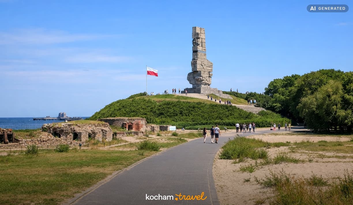 Ilustracja do tematu: Westerplatte: jak zaplanować wizytę w historycznym miejscu wybuchu II wojny światowej