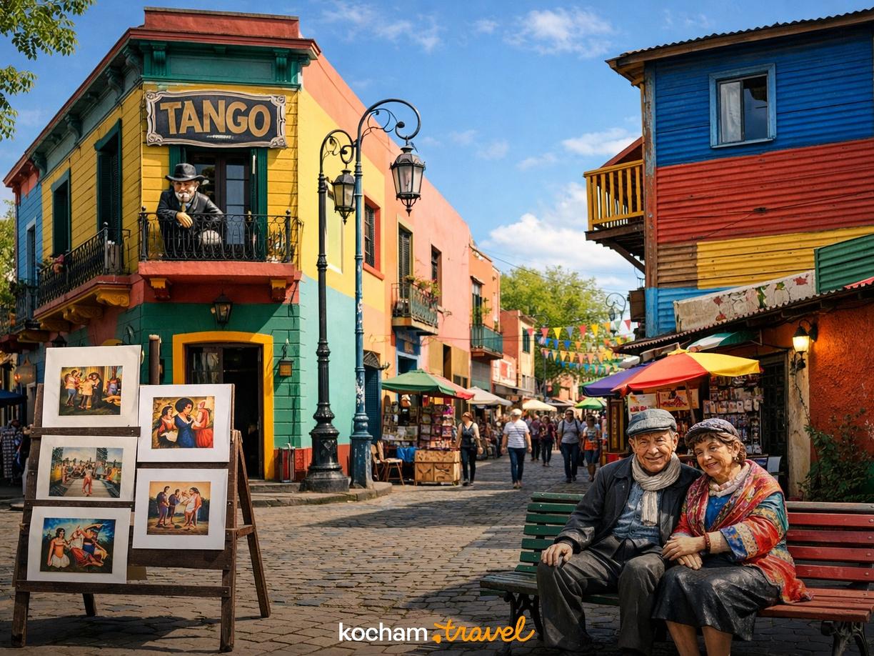 Spacerem po Kolorowej Dzielnicy La Boca w Buenos Aires