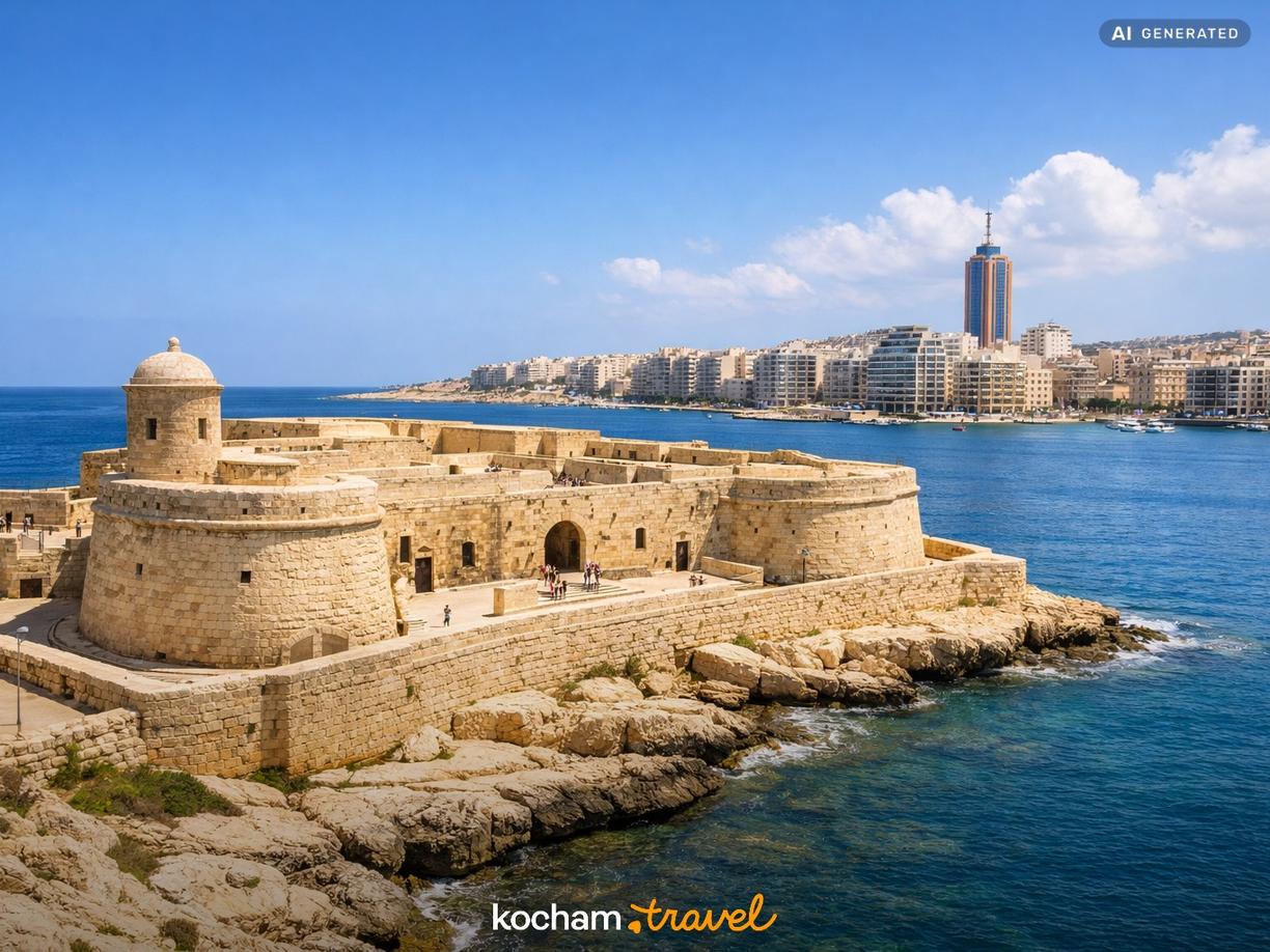 Najważniejsze atrakcje turystyczne i Fort Tigne w Sliema