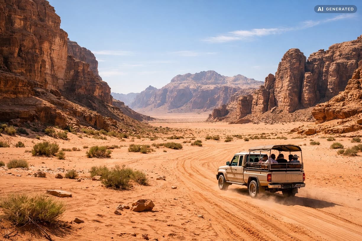 Nie wiesz jak rozplanować budżet na Jordanię? w Wadi Rum