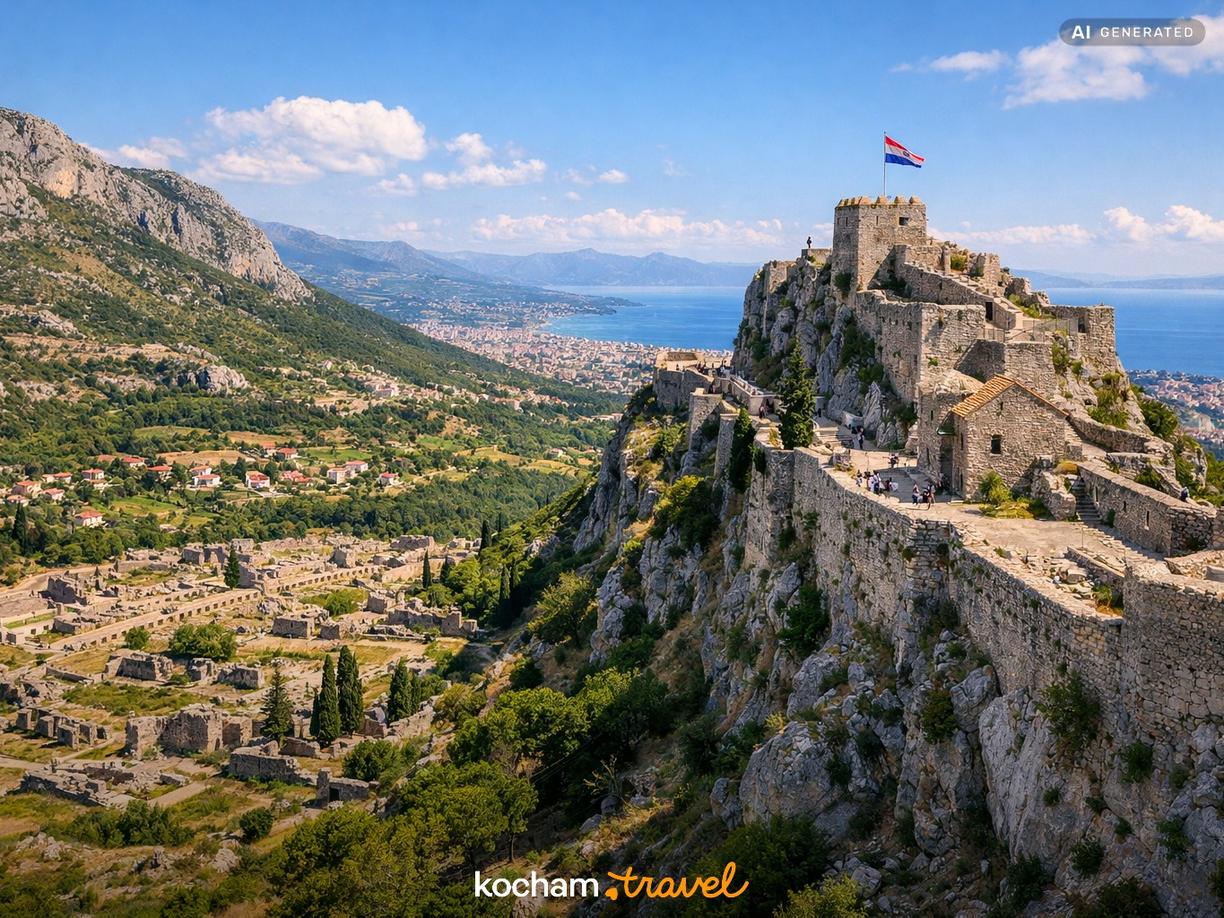 Antyczna Salona i monumentalna Twierdza Klis w Split