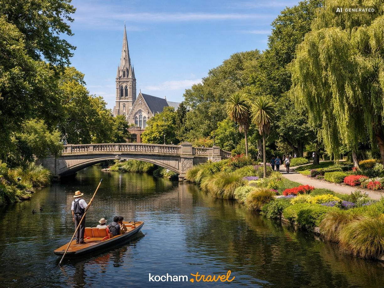Największe atrakcje Christchurch i spacery po mieście w Christchurch
