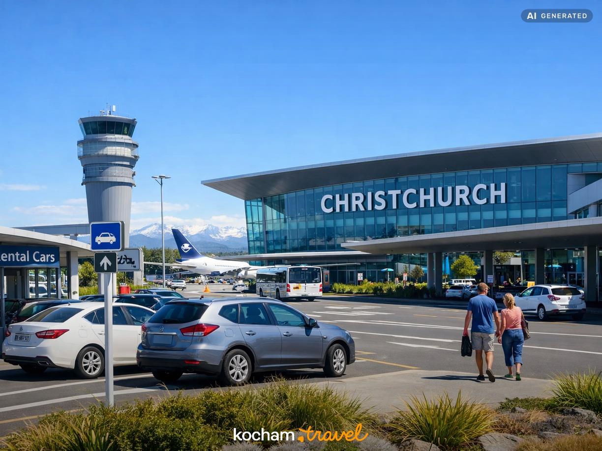 Transport i wynajem samochodu w Nowej Zelandii w Christchurch