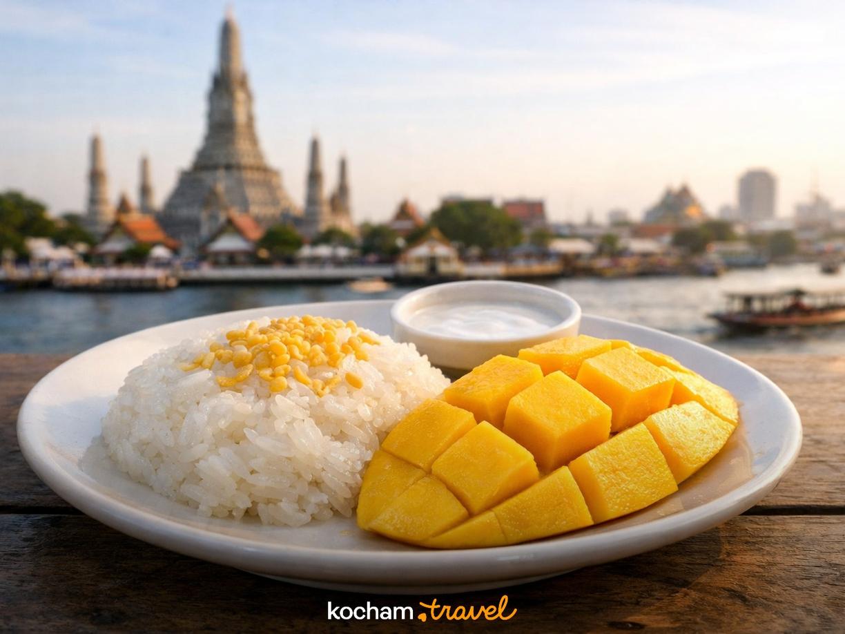 Król Deserów: Mango Sticky Rice (Khao Niao Mamuang) w Bangkok