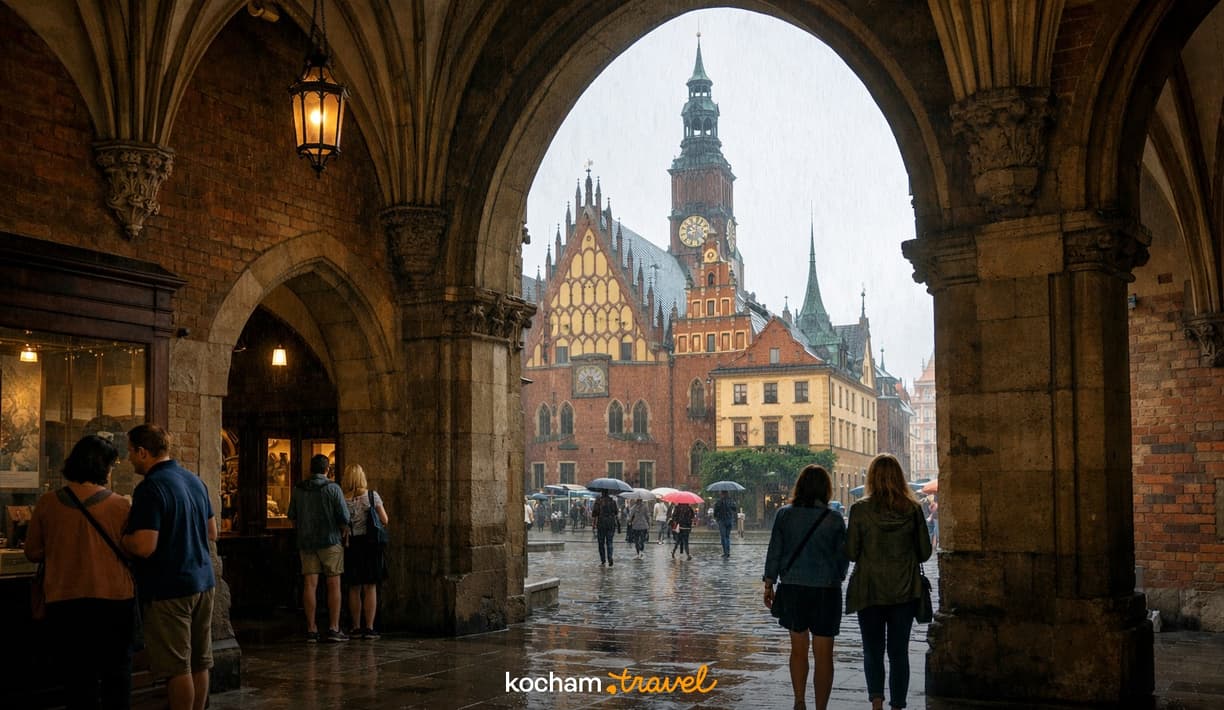 Ilustracja do tematu: Co robić we Wrocławiu, gdy pada? Pomysły na zwiedzanie w deszczowy dzień