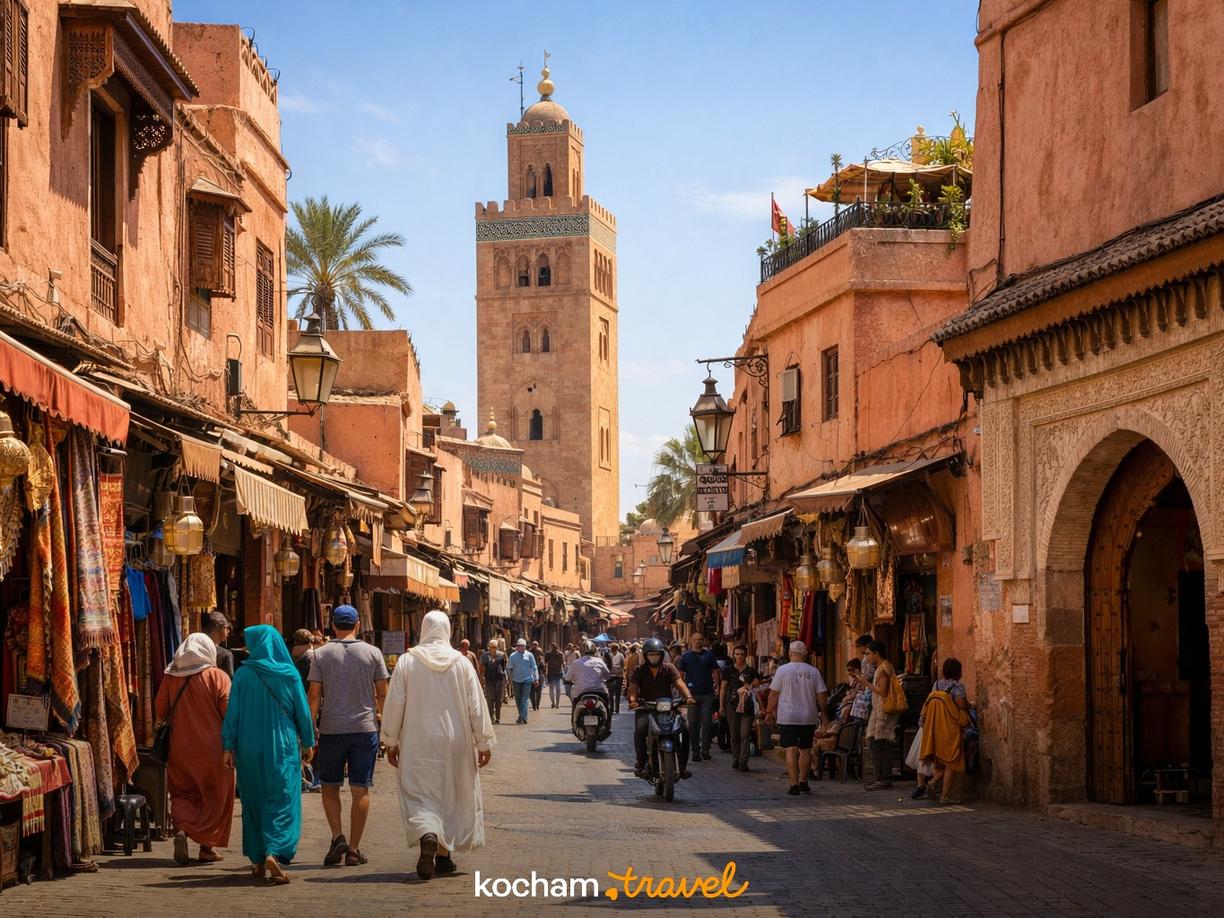 Pierwsze wrażenia po przylocie do Marrakeszu w Marrakesz