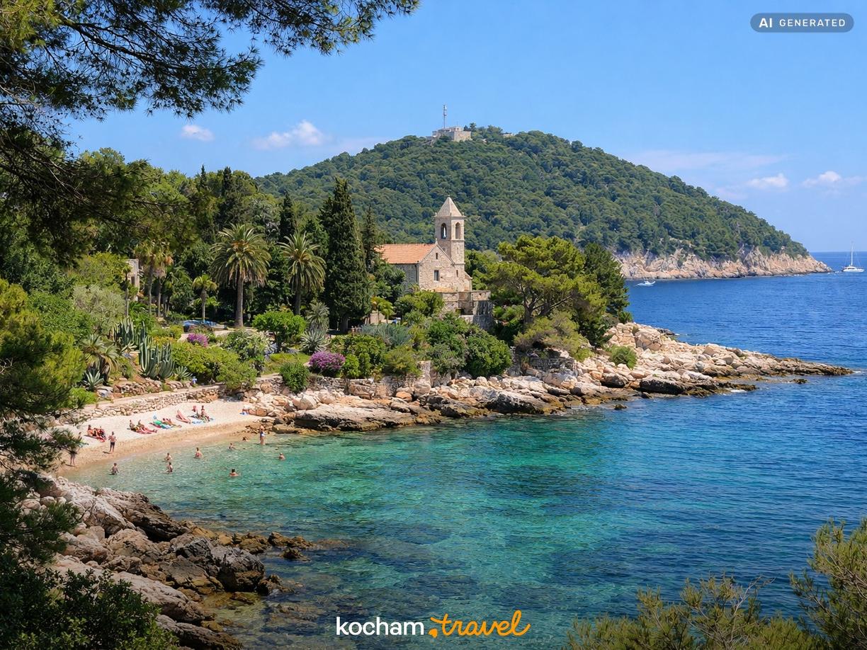 Relaks na plażach Dubrownika i wyspa Lokrum w Dubrownik