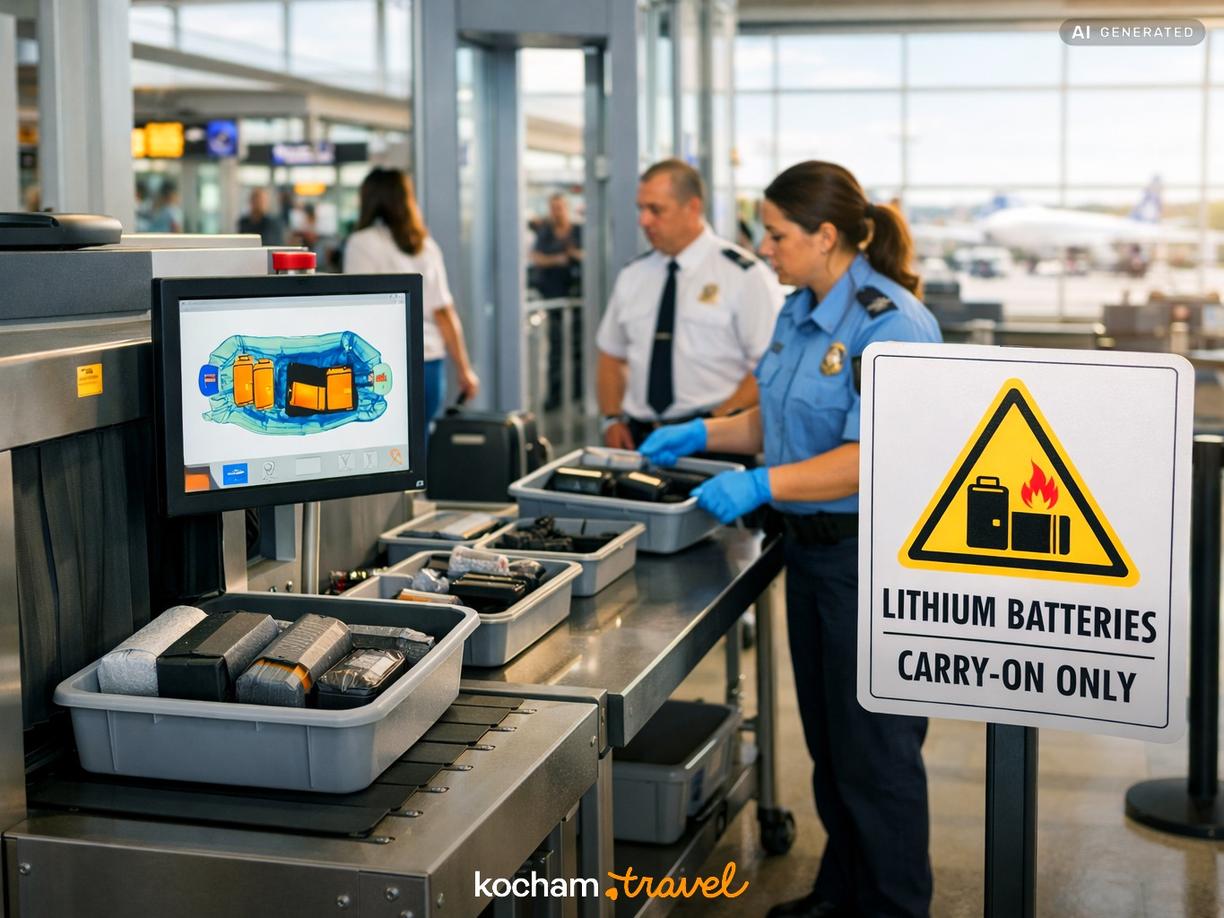 Baterie litowo-jonowe a bezpieczeństwo na lotnisku w Porady