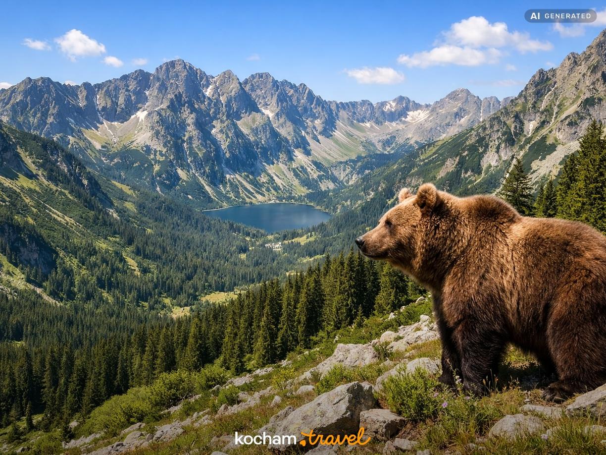 Tatrzański Park Narodowy i królestwo niedźwiedzia brunatnego w Zakopane