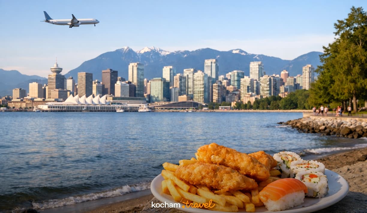Ilustracja do tematu: Kanada. Ile kosztuje tydzień w Vancouver? Kompletny budżet na 2026: loty, noclegi, jedzenie.
