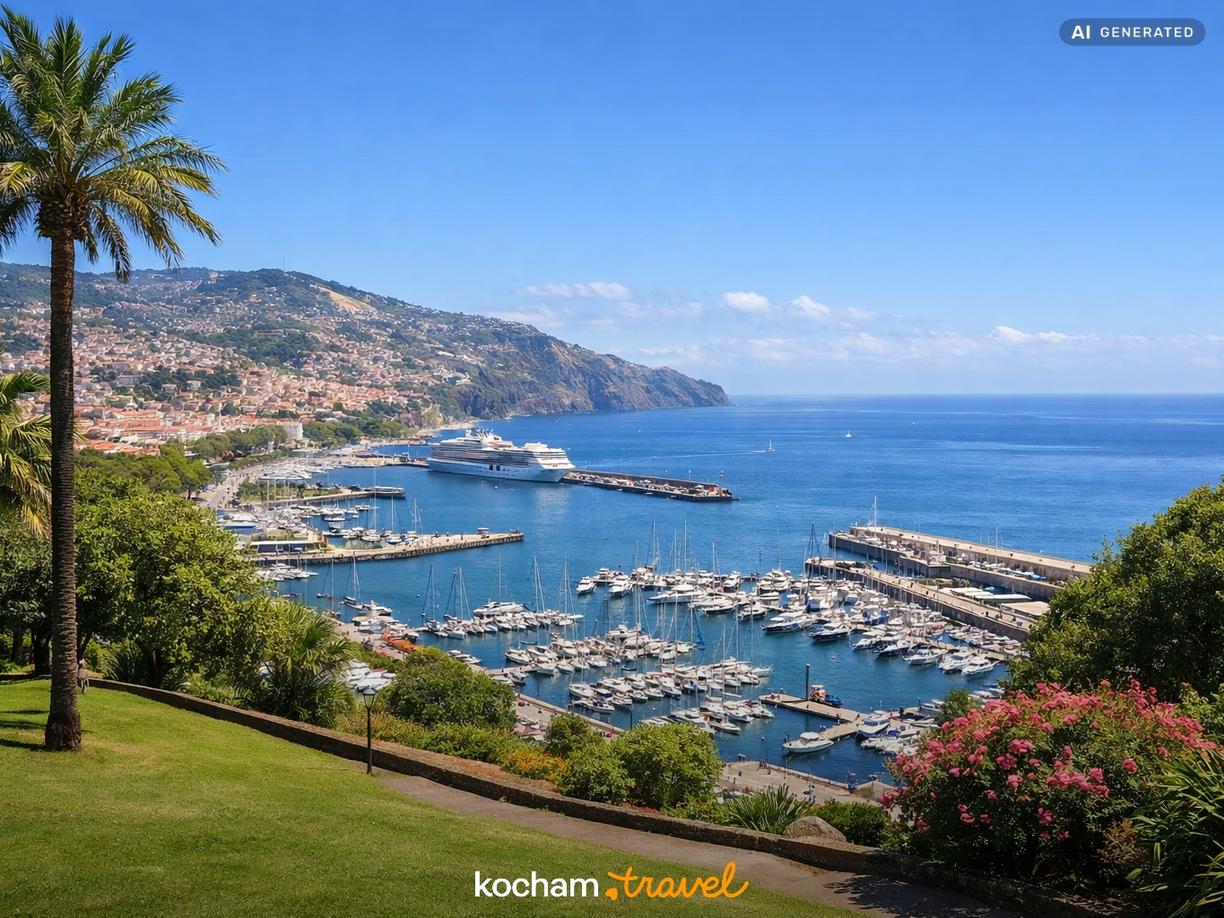 Parque de Santa Catarina: Port i marina w Funchal