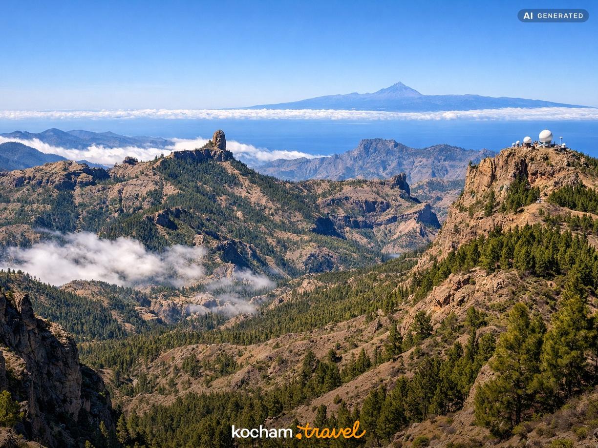 Najpiękniejsze punkty widokowe w centrum wyspy w Gran Canaria