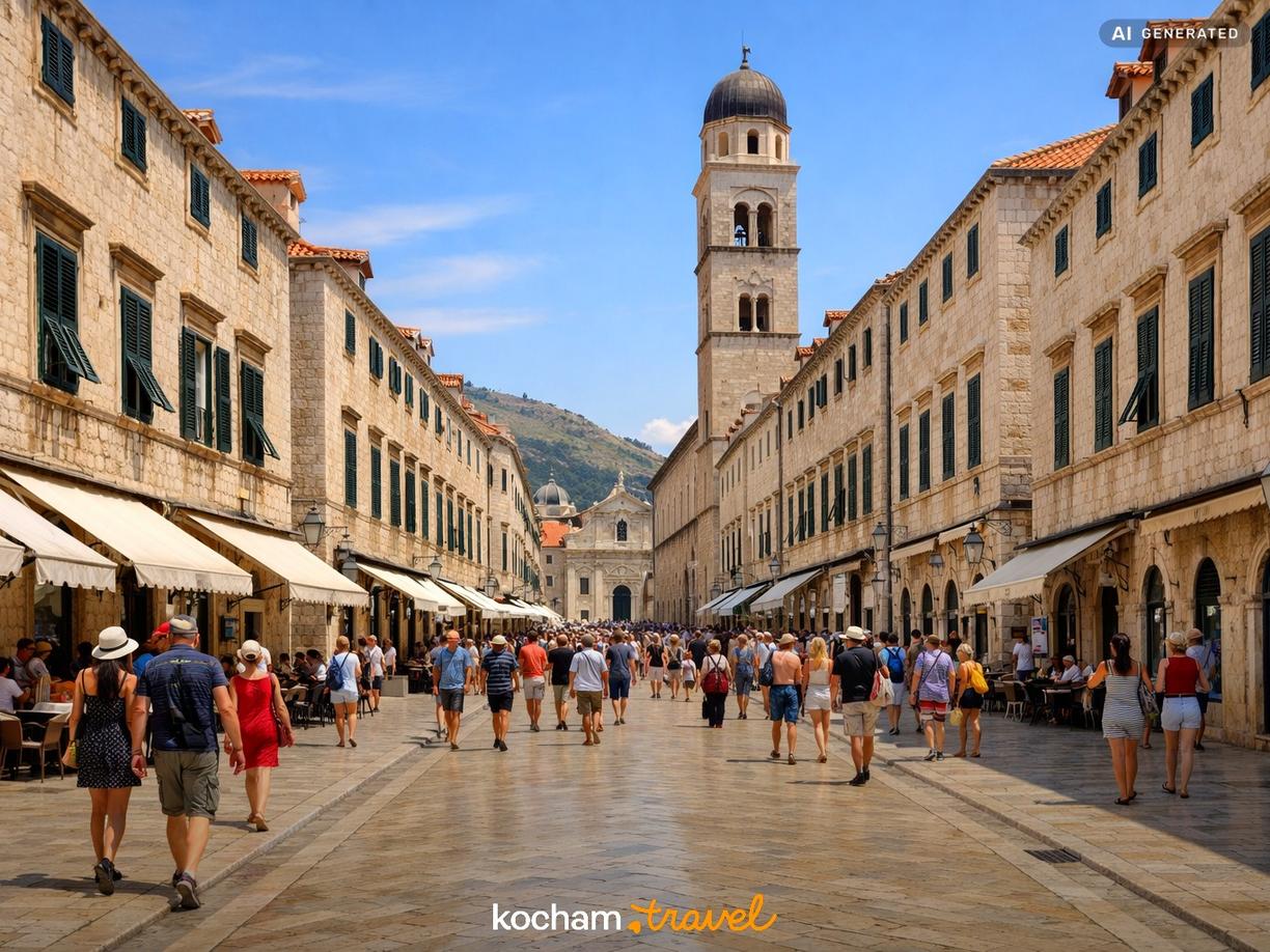 Spacer po Starym Mieście i Stradun w Dubrownik