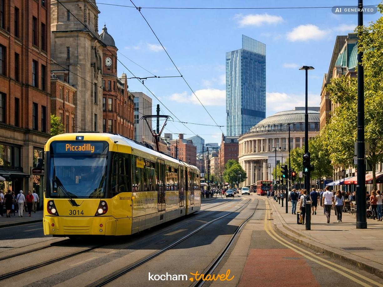 Kiedy jechać i jak poruszać się po mieście? w Manchester