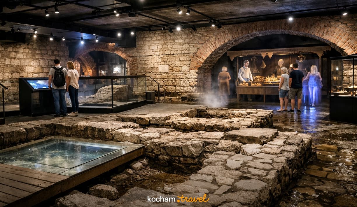 Ilustracja do tematu: Podziemia Rynku Głównego. Jak przygotować się do wizyty w interaktywnym muzeum archeologicznym?