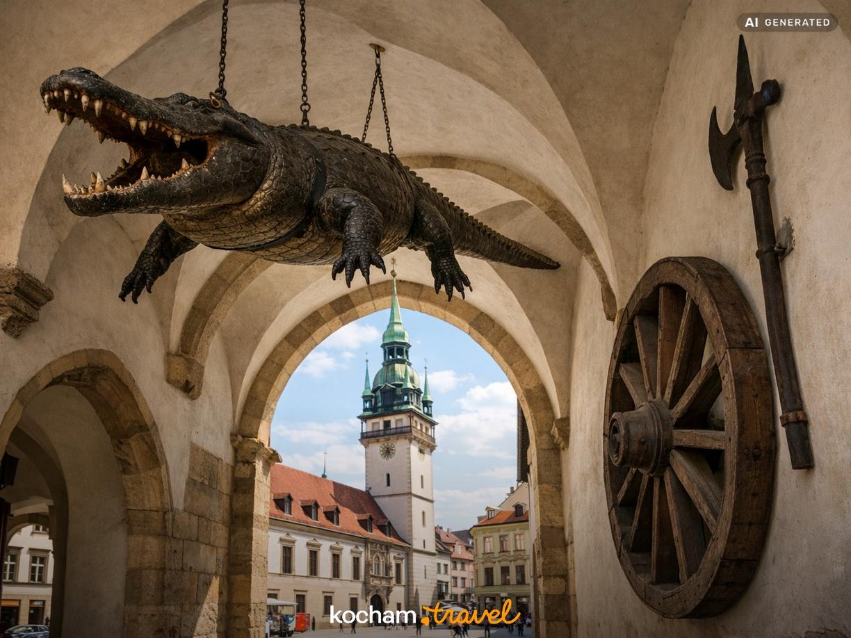 Stary Ratusz i legenda o brneńskim smoku w Brno