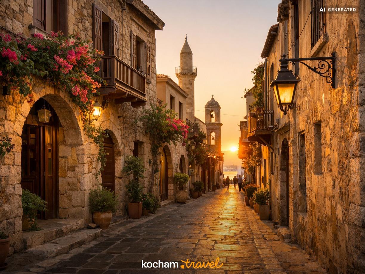 Dzień 1 popołudnie: Rethymnon i zachód słońca w Kreta
