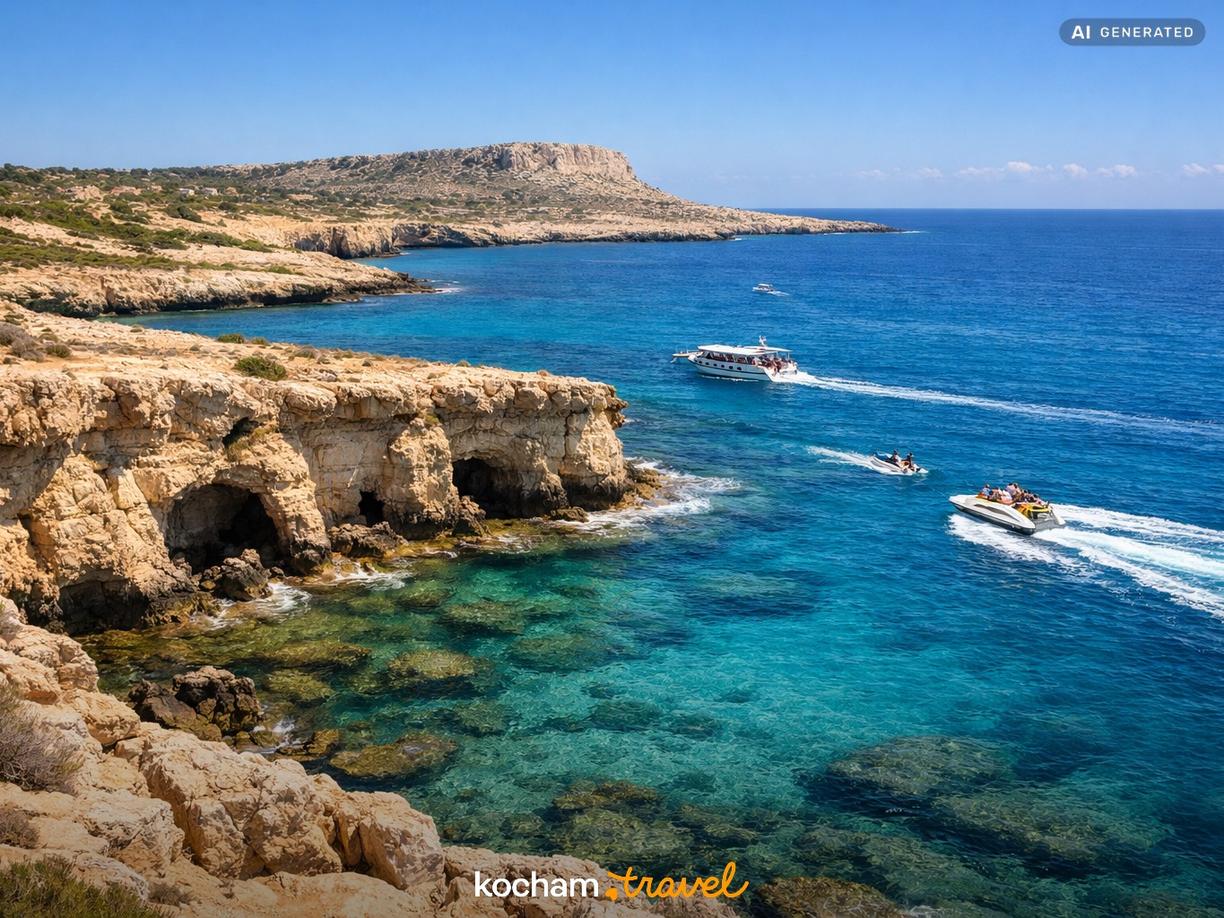 Dzień 2 – Natura, klify i wodne szaleństwo w Ayia Napa