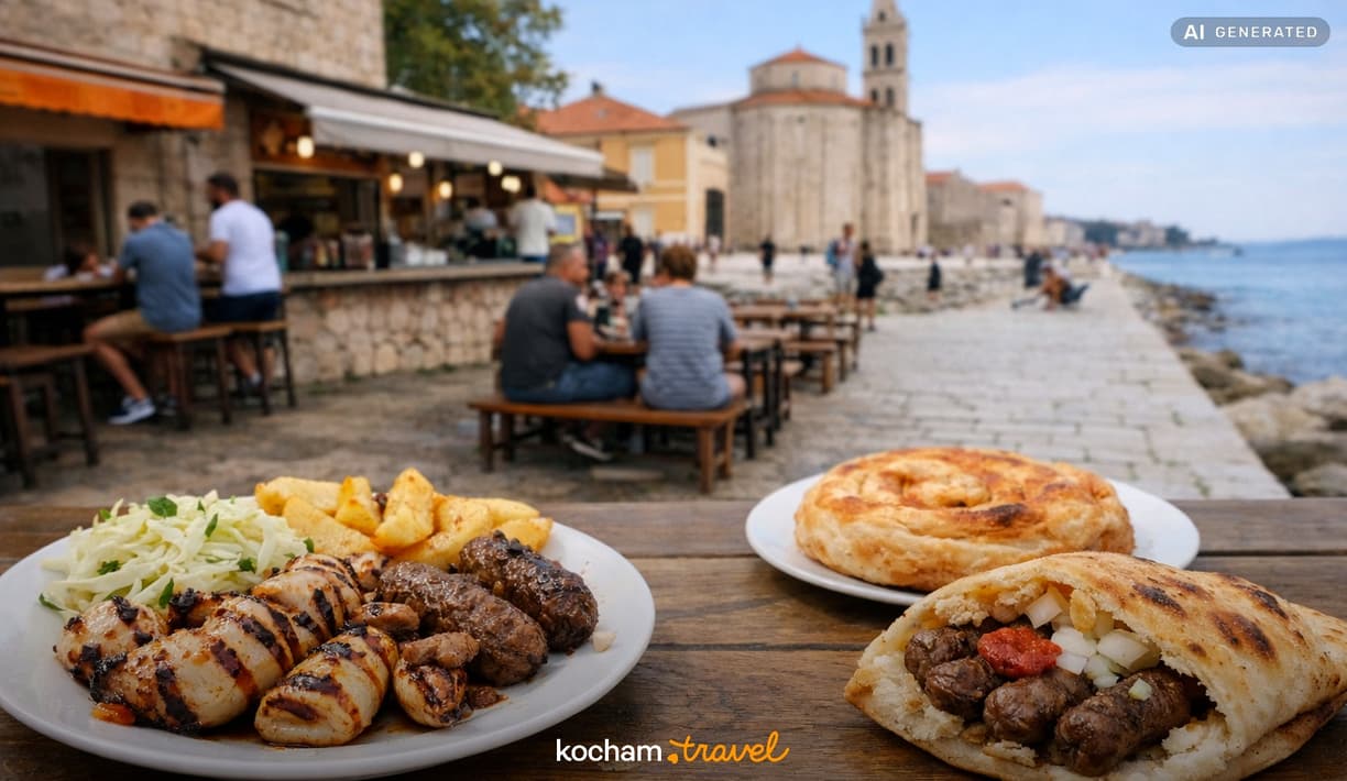 Ilustracja do tematu: Zadar: gdzie zjeść — lokalne klasyki i street food?
