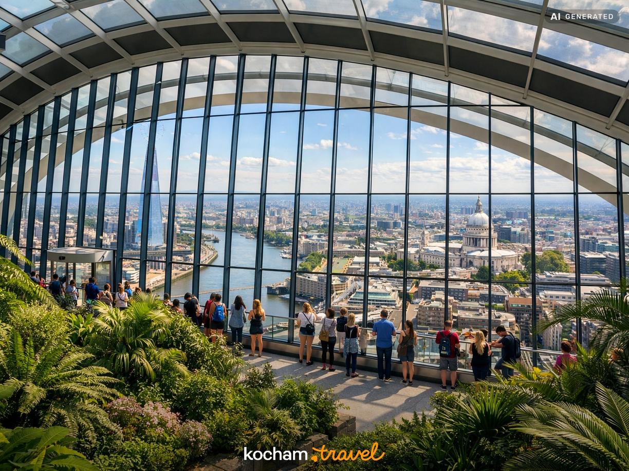 Klasyk z zielenią: Sky Garden w Londyn