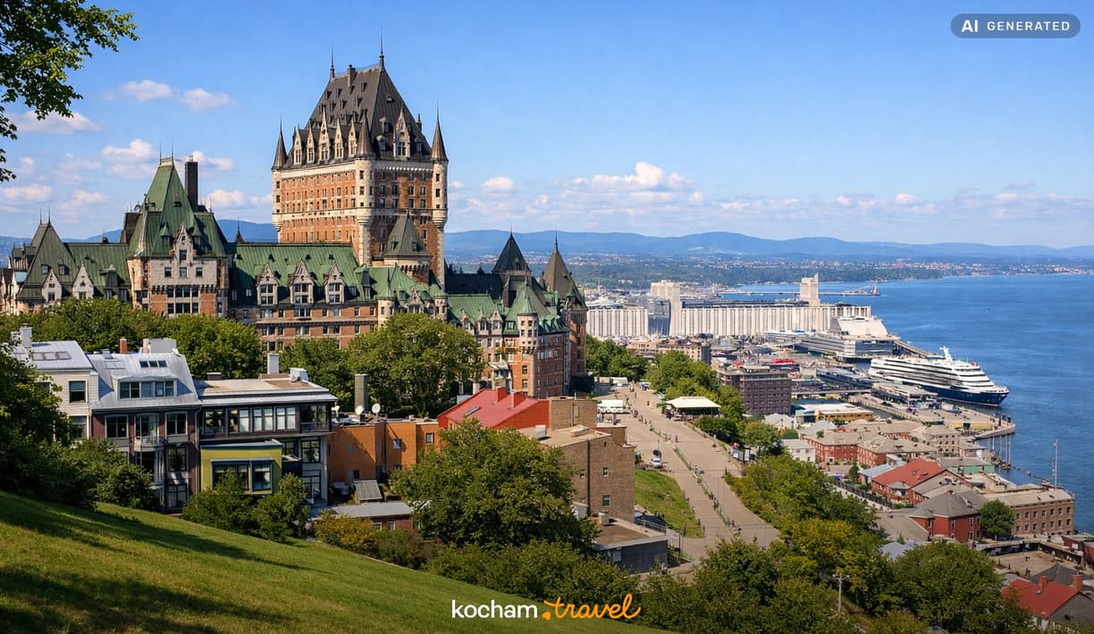 Ilustracja do tematu: Jak zaplanować wakacje do: Quebec City, Kanada