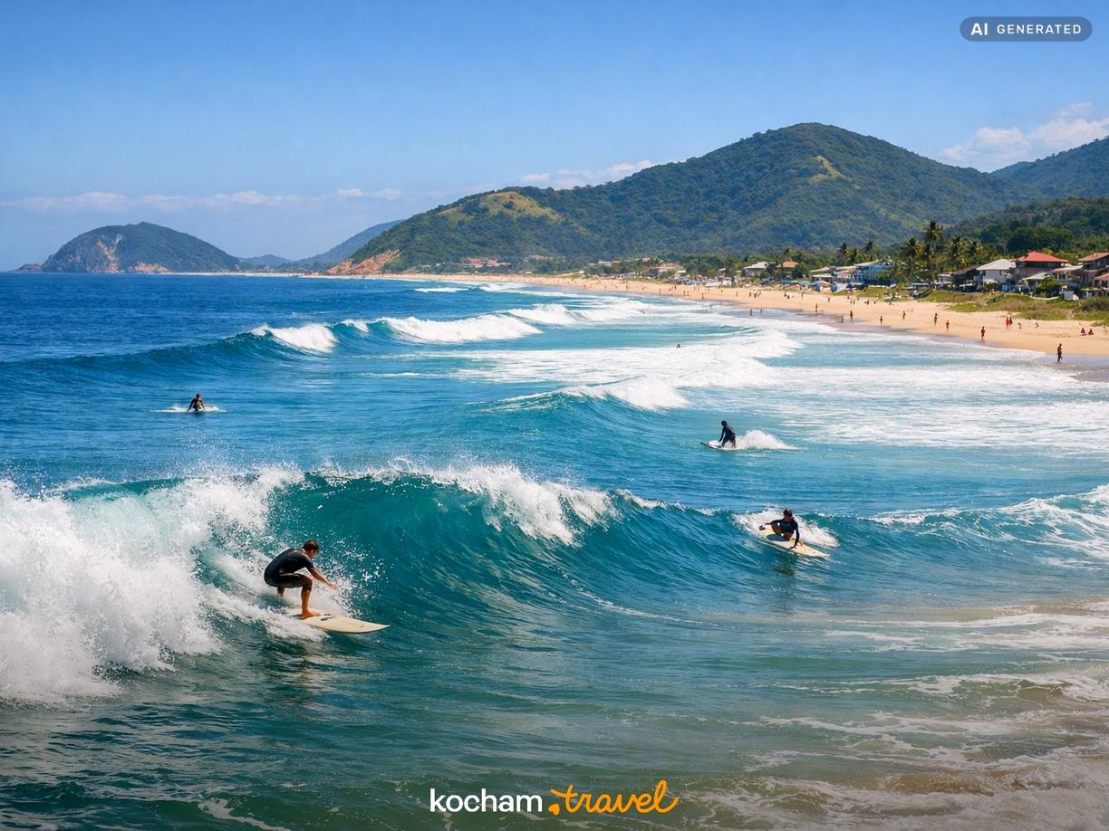 Dlaczego wschodnie wybrzeże to raj dla surferów w Florianópolis