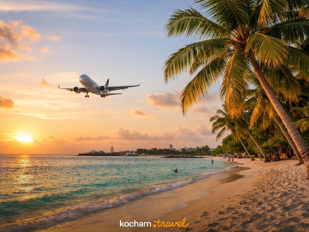Dzień 1 - Przylot i aklimatyzacja na Hulhumale w Hulhumale