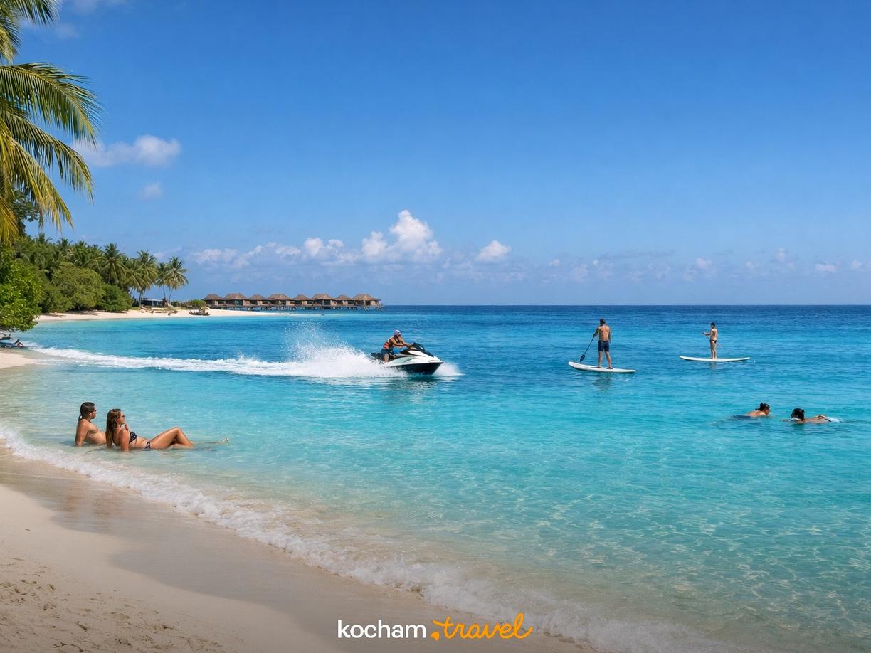 Dzień 3 - Relaks na plaży i sporty wodne w Hulhumale
