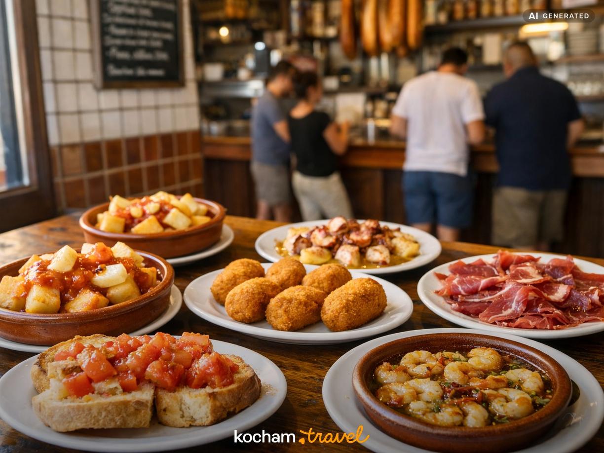 Autentyczne tapas w lokalnych barach w Madryt
