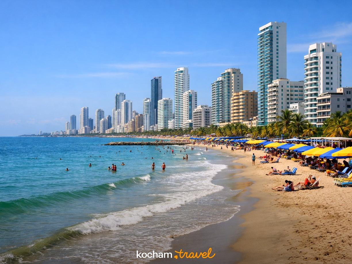 Miejskie Plaże Cartageny – Wygoda i Relaks na Wyciągnięcie Ręki w Cartagena