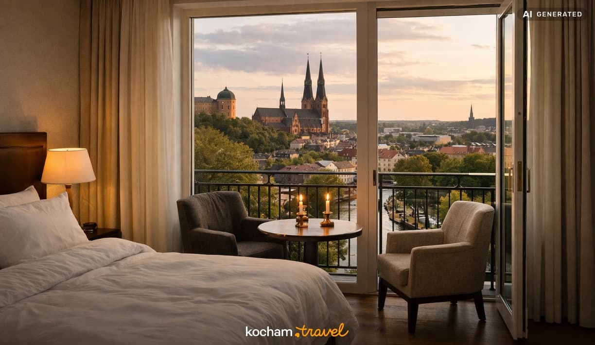 Ilustracja do tematu: Gdzie nocować w Uppsali w Szwecji na romantyczny weekend we dwoje?