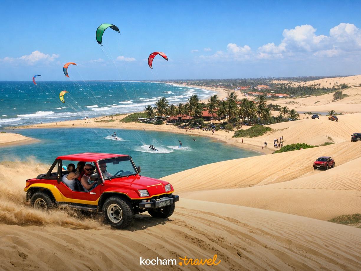 Dzień 4: Jednodniowa Wyprawa do Cumbuco - Raj Kitesurferów w Fortaleza