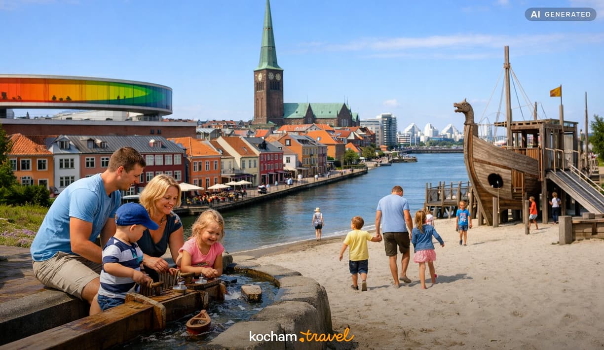 Ilustracja do tematu: Gotowy plan podróży: wyjazd do Aarhus w Danii na rodzinny weekend z atrakcjami dla najmłodszych