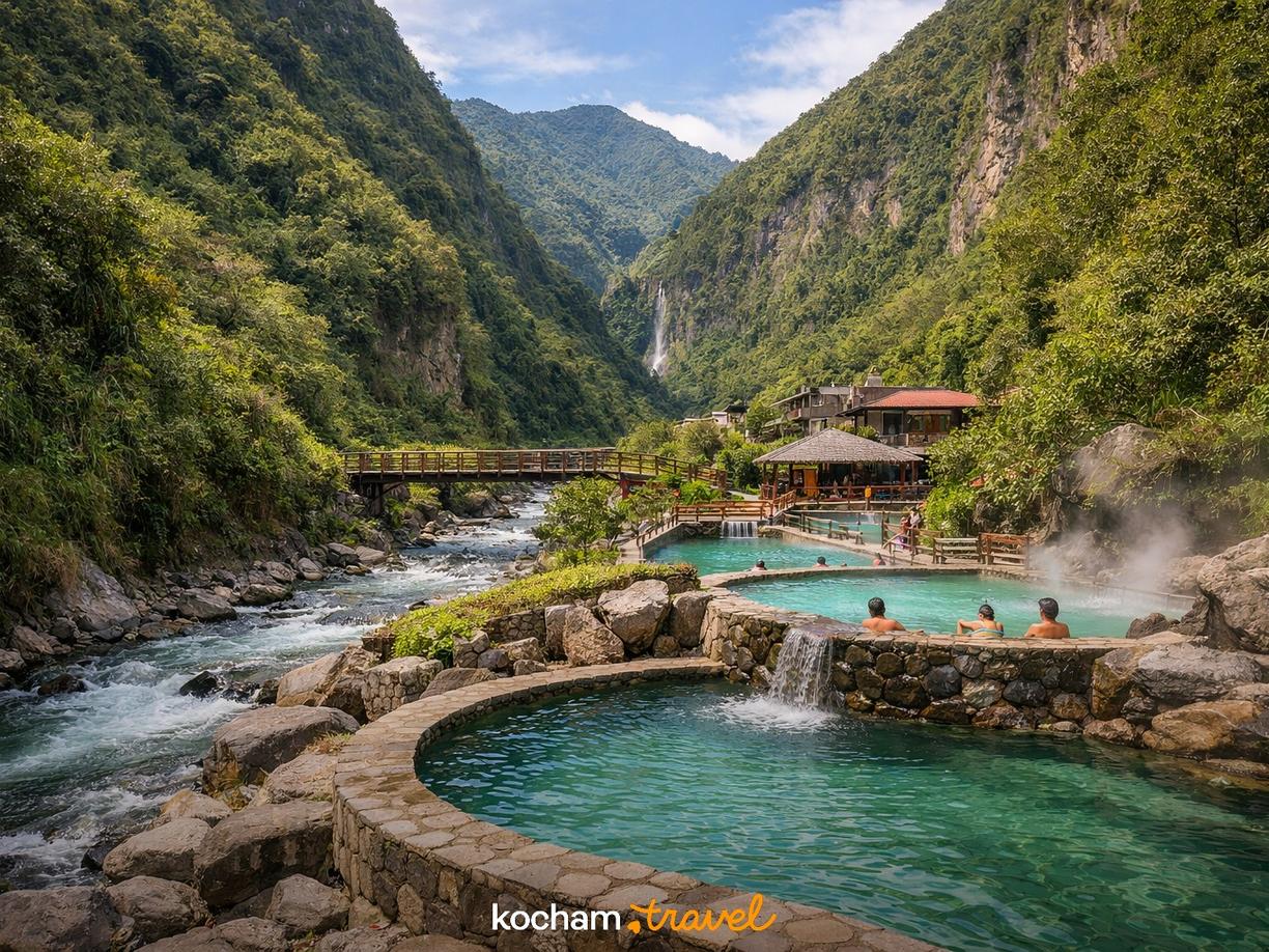 Termas El Salado – spokojniejsza alternatywa poza miastem w Baños