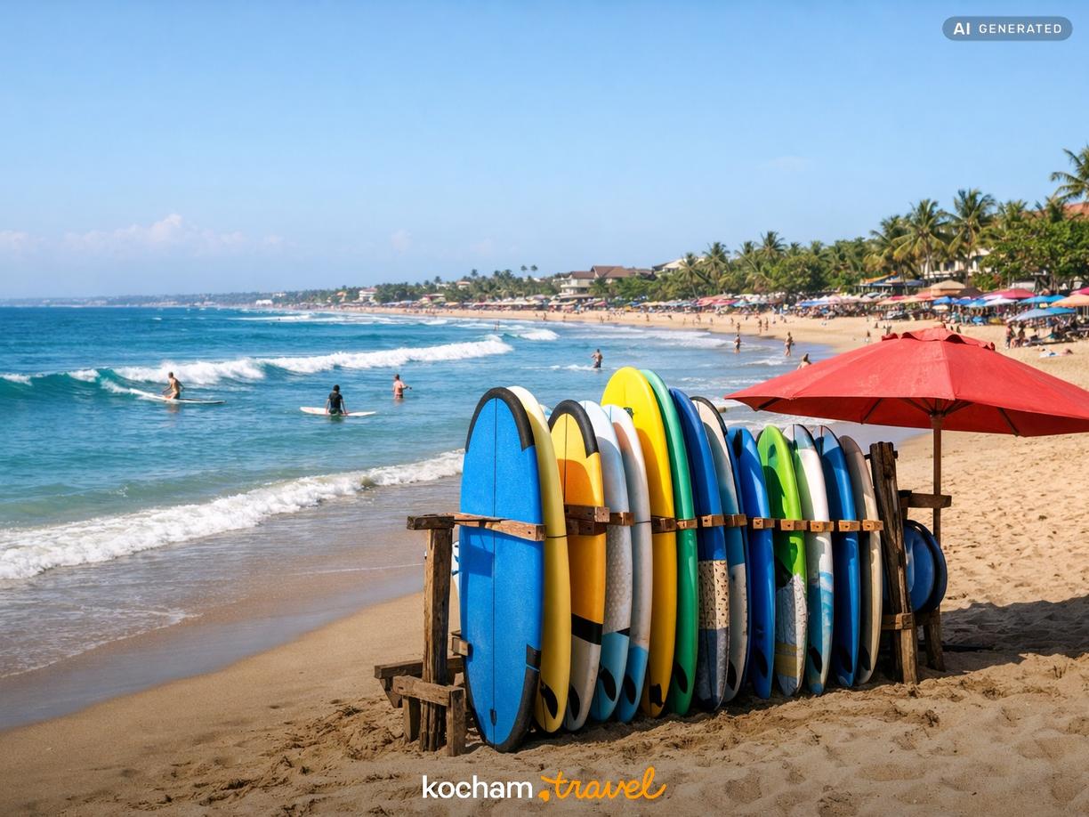 Wypożyczenie sprzętu surfingowego w Seminyak w Seminyak